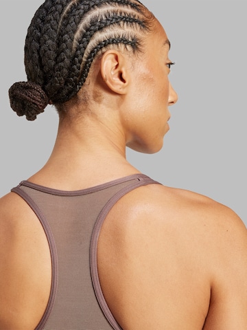 ADIDAS PERFORMANCE Μπουστάκι Αθλητικό σουτιέν 'PWR MS HYGLM' σε καφέ