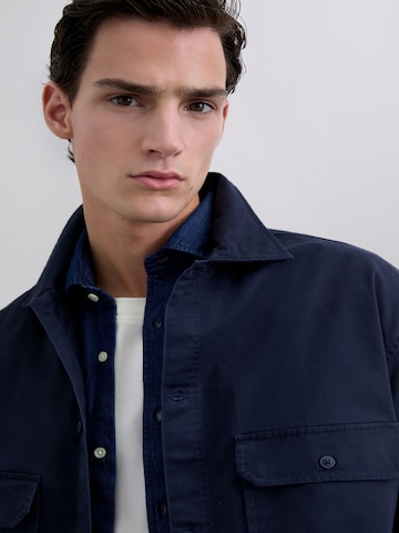 Scalpers Rovný strih Košeľa - Modrá