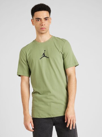 Jordan - Camiseta 'Jumpman' en verde: frente