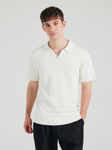Pull-over 'SLHTeller' SELECTED HOMME en beige : devant