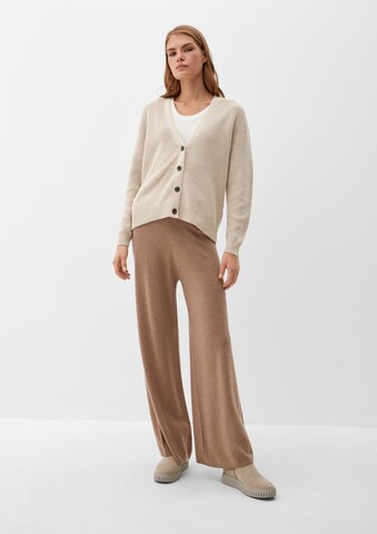 s.Oliver Knit Cardigan in Beige