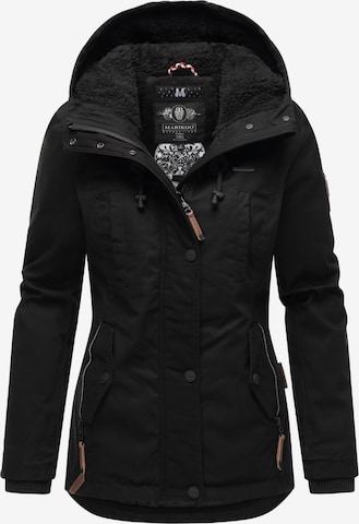 MARIKOO Talviparka 'Bikoo' värissä musta: etupuoli