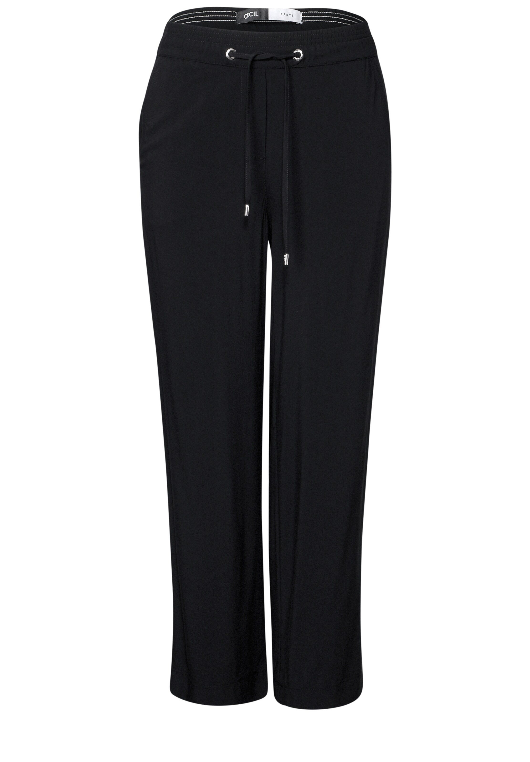 CECIL Loose fit Pants in Black: front
