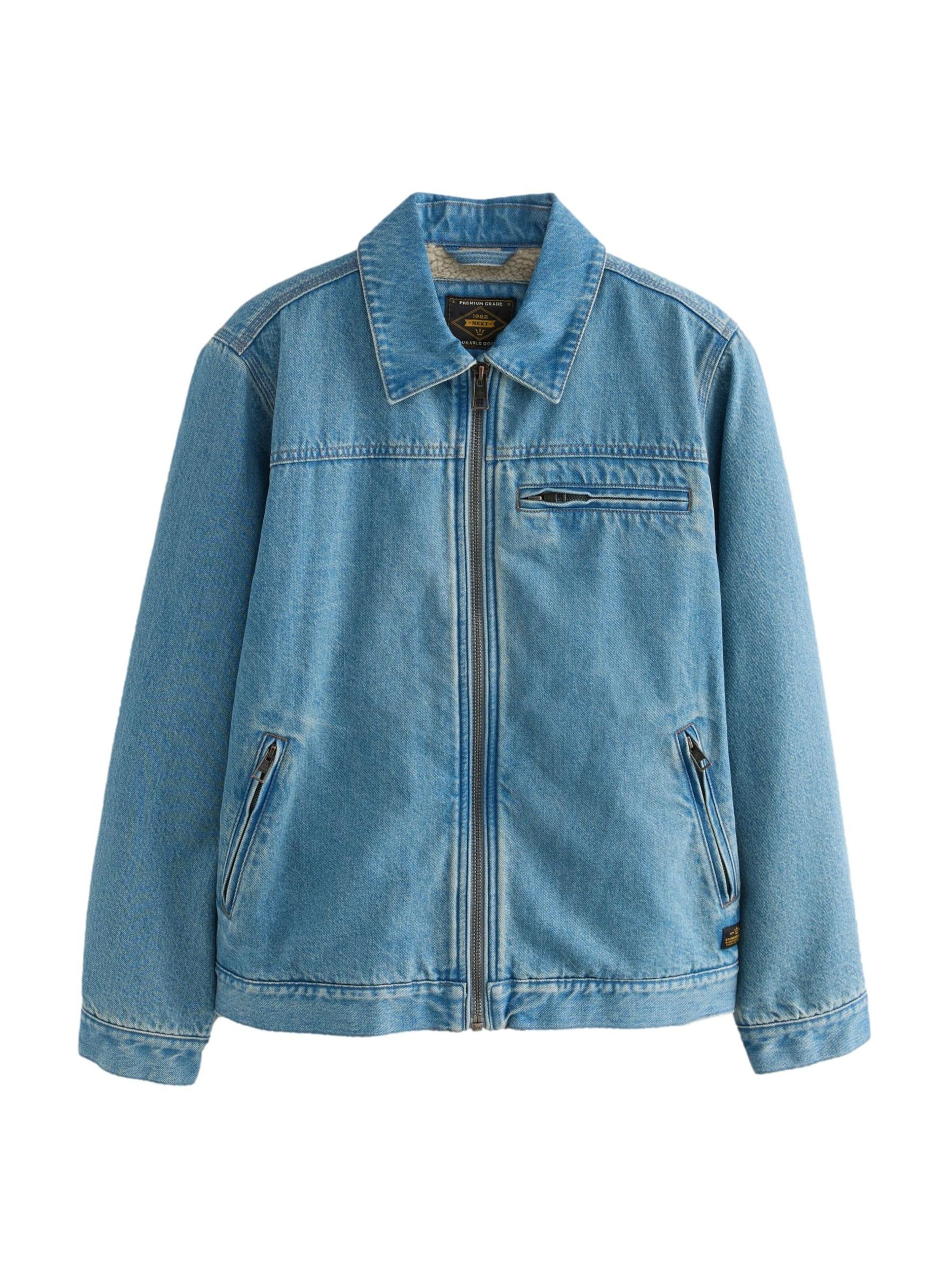 Veste mi-saison Next en bleu : devant