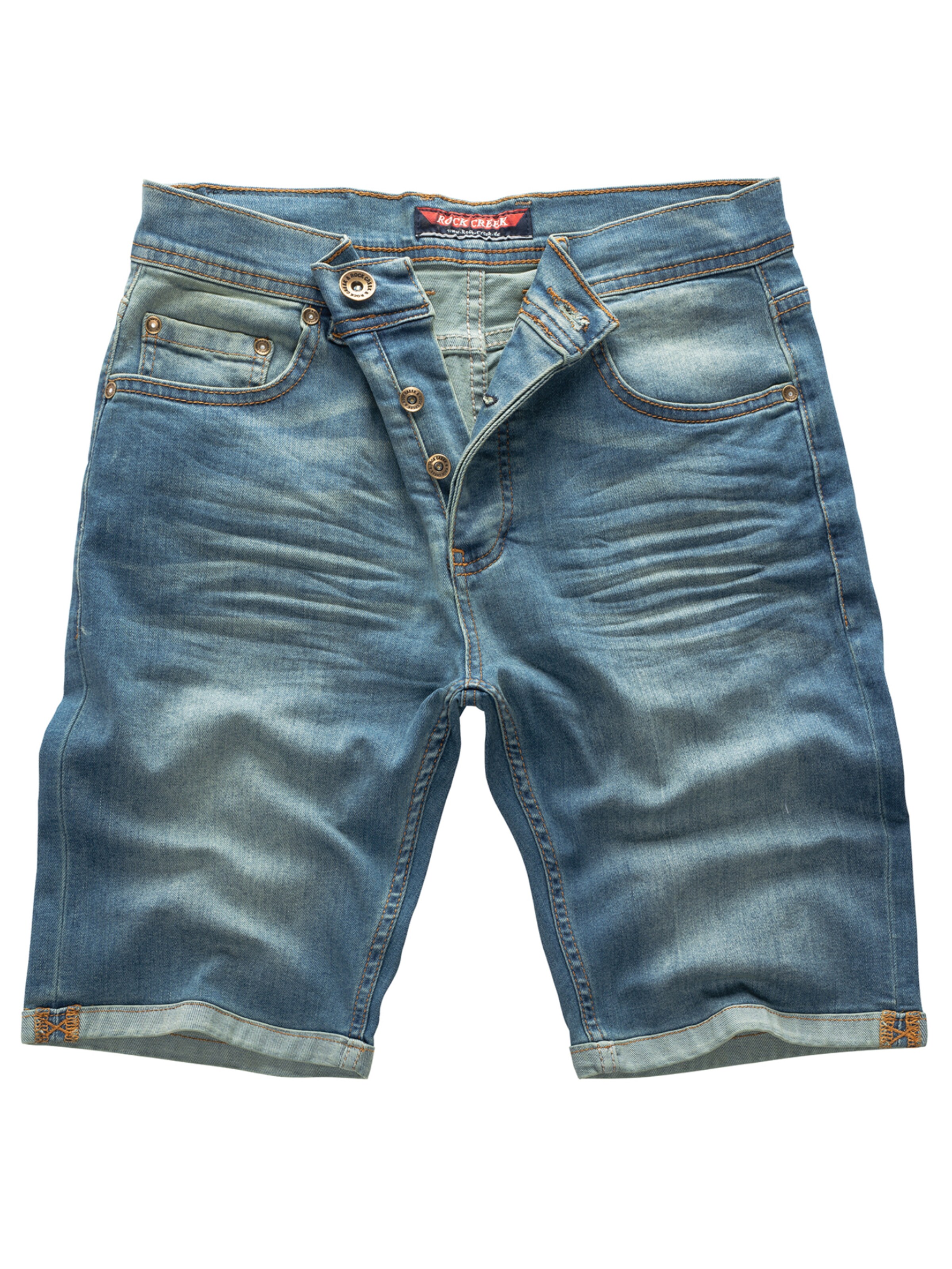 Rock Creek Regular Shorts in Blau: Vorderseite