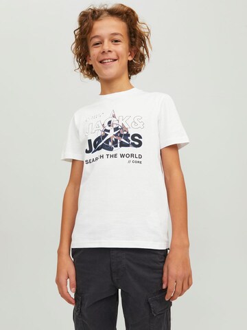 Jack & Jones Junior Tričko – bílá: přední strana
