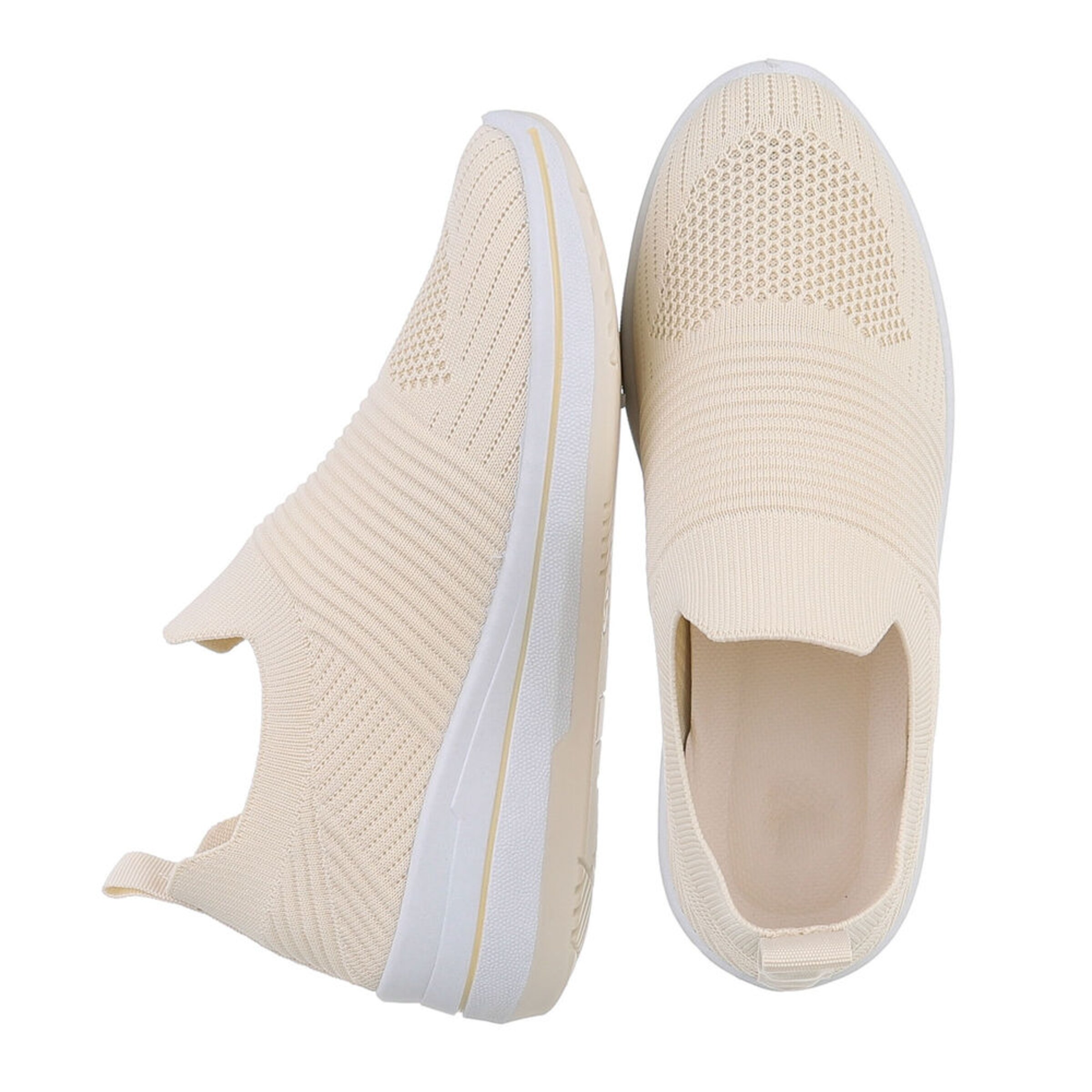 Ital-Design Slip On in Beige
