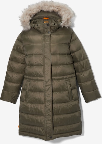 TIMBERLAND Winter Coat in Green: front