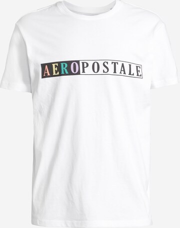 AÉROPOSTALE Shirt in White: front