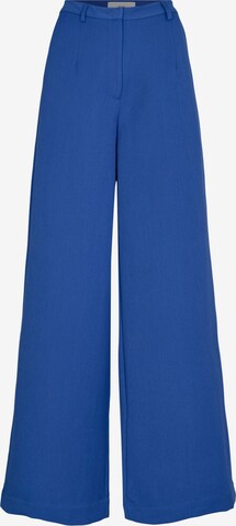 minimum Pleat-Front Pants in Blue: front