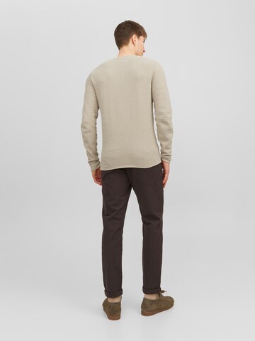 Pullover 'Miguel' di JACK & JONES in beige