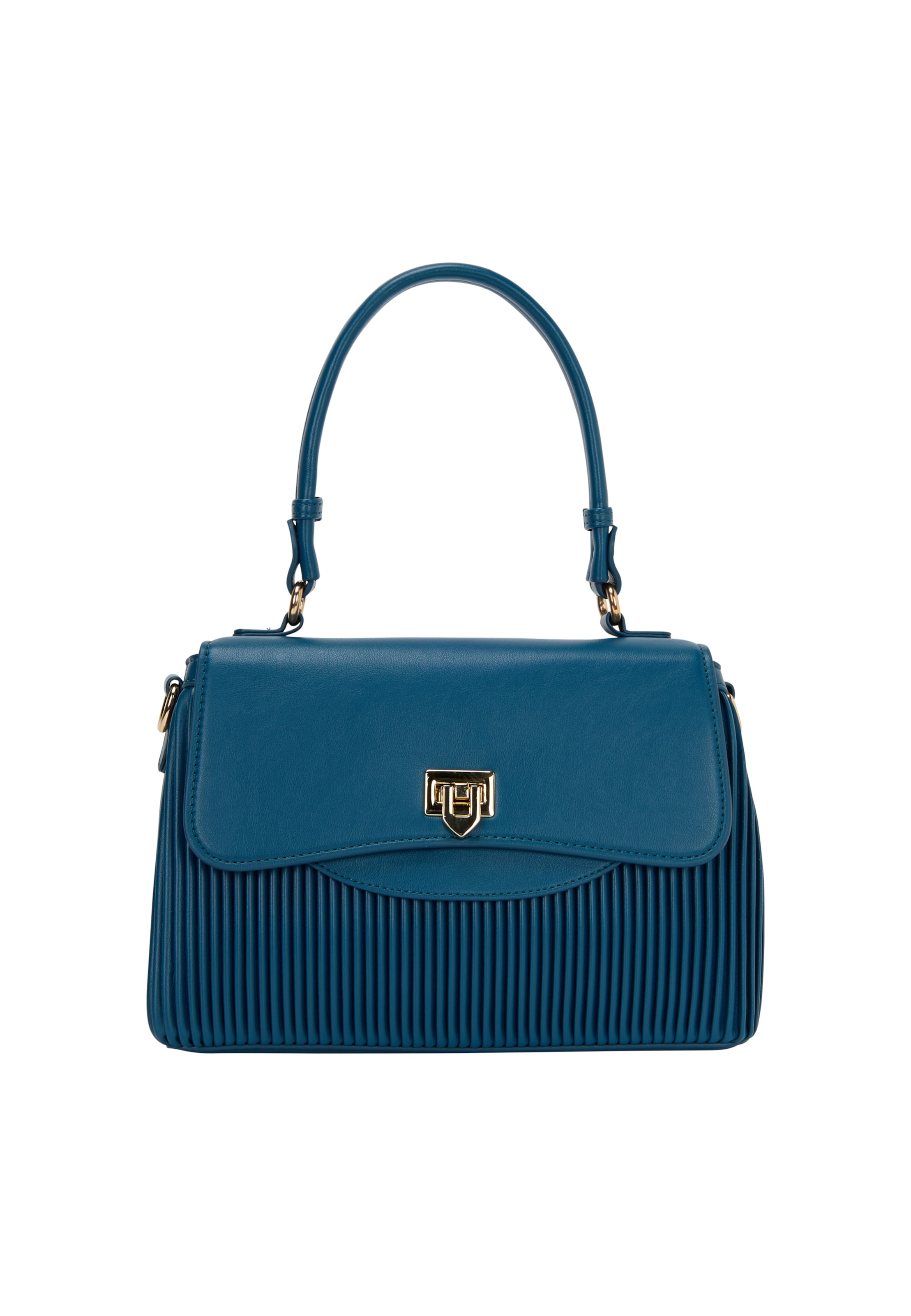 faina Handtas in Blauw: voorkant