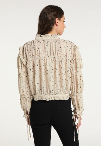 myMo ROCKS Blouse in Beige