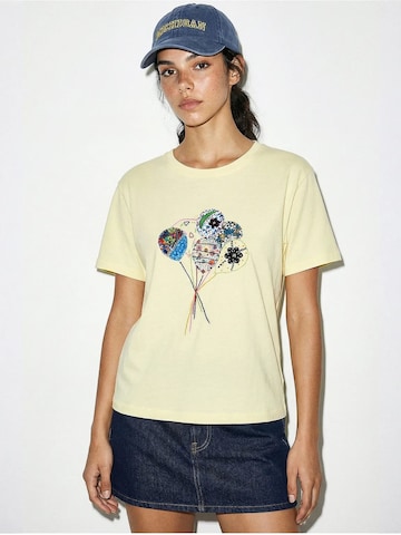 Bianco Lucci - Camisa em amarelo: frente