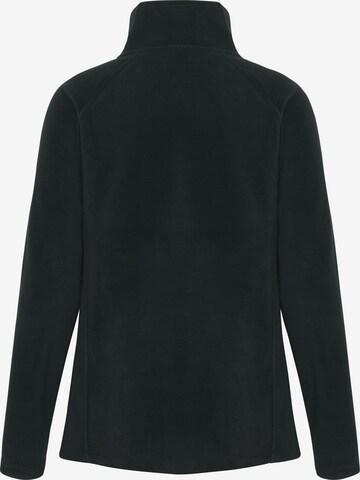 CHIEMSEE Fleece Jacket in Black