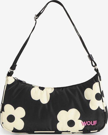 Borsa a spalla 'Studio' di Wouf in nero: frontale