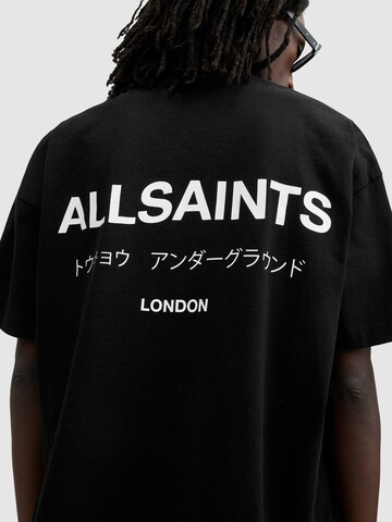 AllSaints T-Shirt 'Underground' in Schwarz