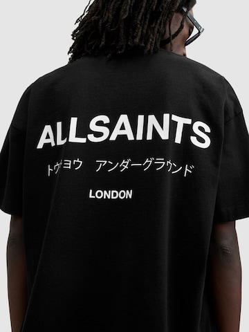 AllSaints T-shirt 'Underground' i svart