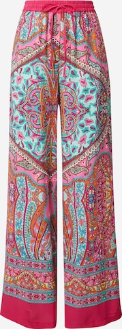 Emily Van Den Bergh Szeroka nogawka Spodnie w kolorze różowy: przód