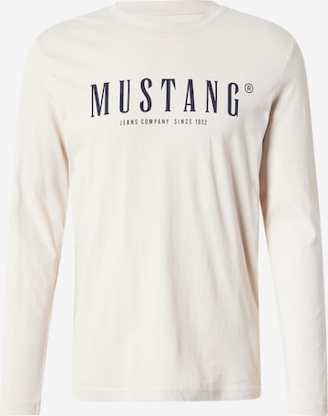 MUSTANG Shirt 'Asheville' in Beige: Vorderseite