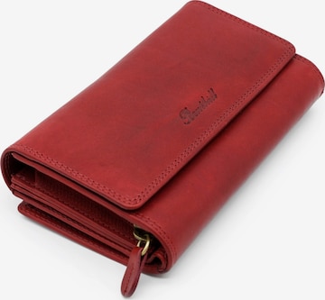 Benthill Wallet in Red: front