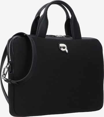 Sac d’ordinateur portable Karl Lagerfeld en noir