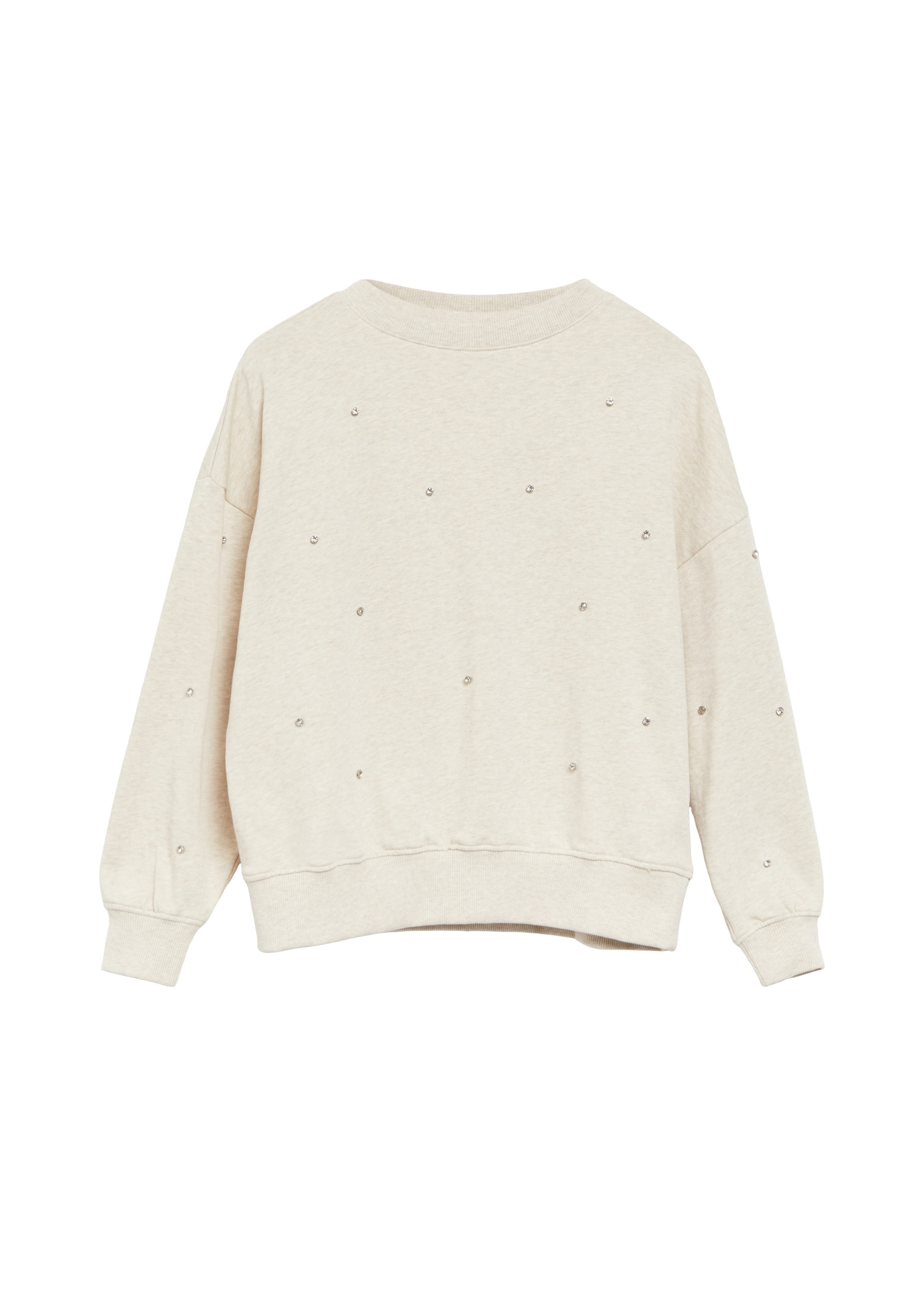 s.Oliver Sweatshirt in Beige: voorkant