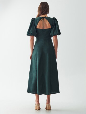 Willa Dress 'THERESE' in Green: back
