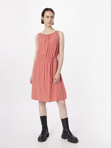 QS Summer Dress in Orange: front