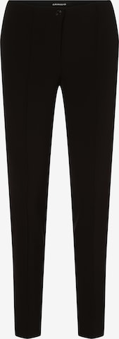 Cambio Skinny Trousers in Black: front