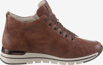 REMONTE High-Top Sneakers in Brown