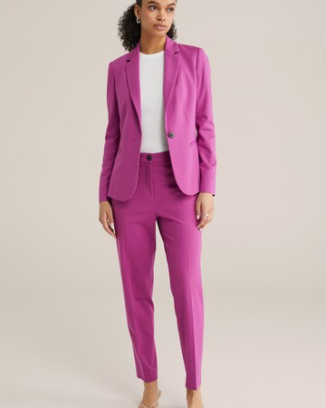 WE Fashion Slimfit Byxa i rosa