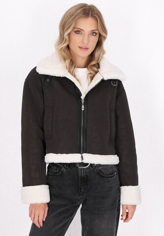 DreiMaster Vintage Winter jacket in Grey: front