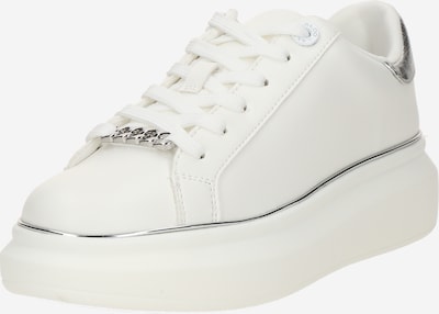 ALDO Matalavartiset tennarit 'TAHLEA' värissä hopea / valkoinen, Tuotenäkymä
