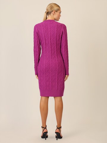 APART Knitted dress in Purple