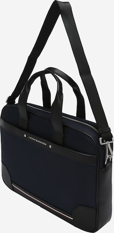 Borsa portadocumenti di TOMMY HILFIGER in blu: frontale