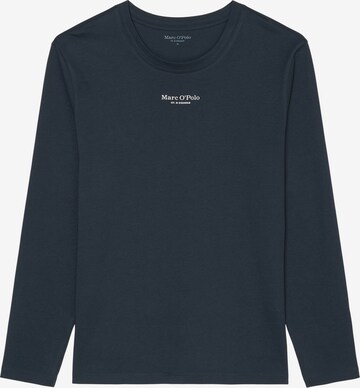 Marc O'Polo Longsleeve ' Mix & Match Cotton ' in Blau: predná strana