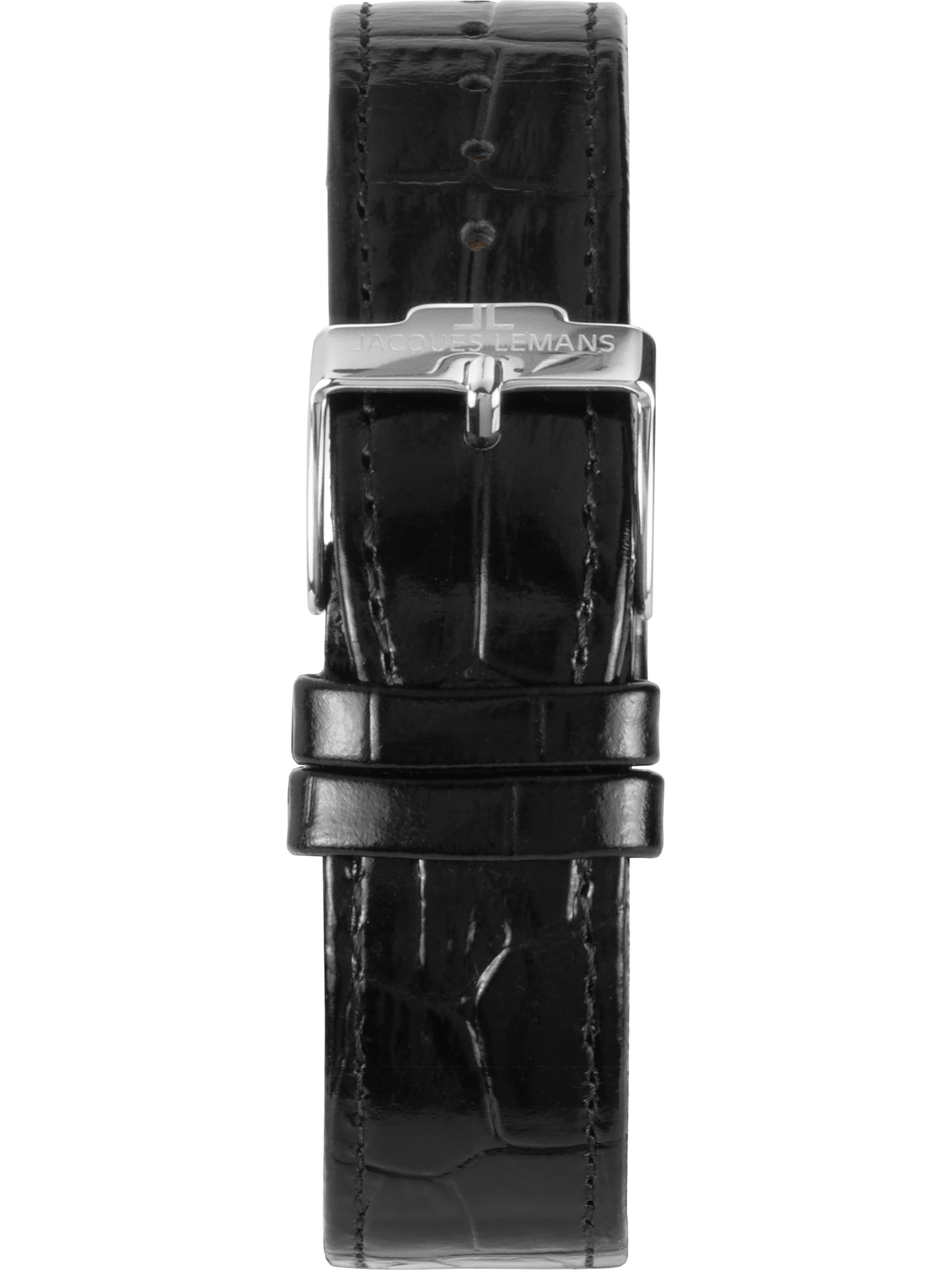 Jacques Lemans Uhr in Schwarz