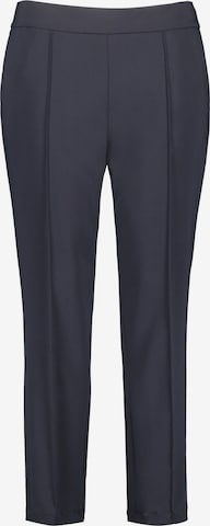 SAMOON Pleated Pants 'Mia' in Blue: front