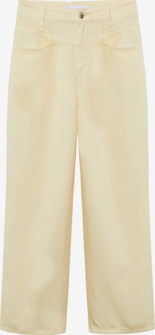 Pantaloni 'SKY' di MANGO in giallo: frontale