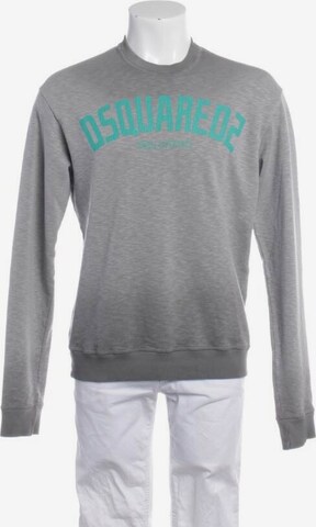 DSQUARED2 Sweatshirt & Zip-Up Hoodie in M in Grey: front