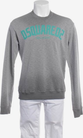 DSQUARED2 Sweatshirt / Sweatjacke M in Grau: predná strana