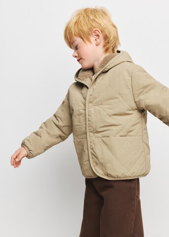 MANGO KIDS Övergångsjacka 'EDU' i beige