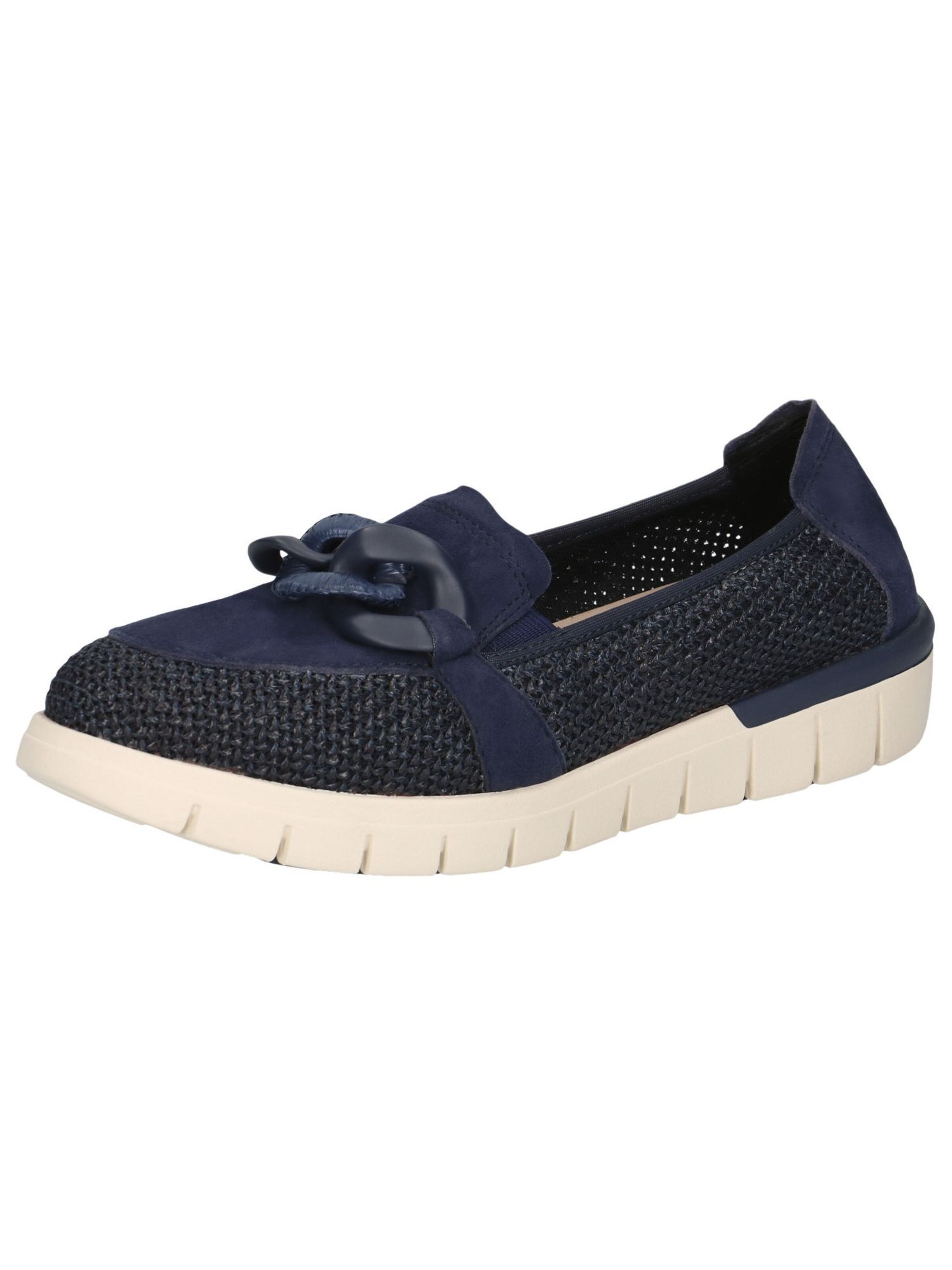 CAPRICE Classic Flats in Blue: front