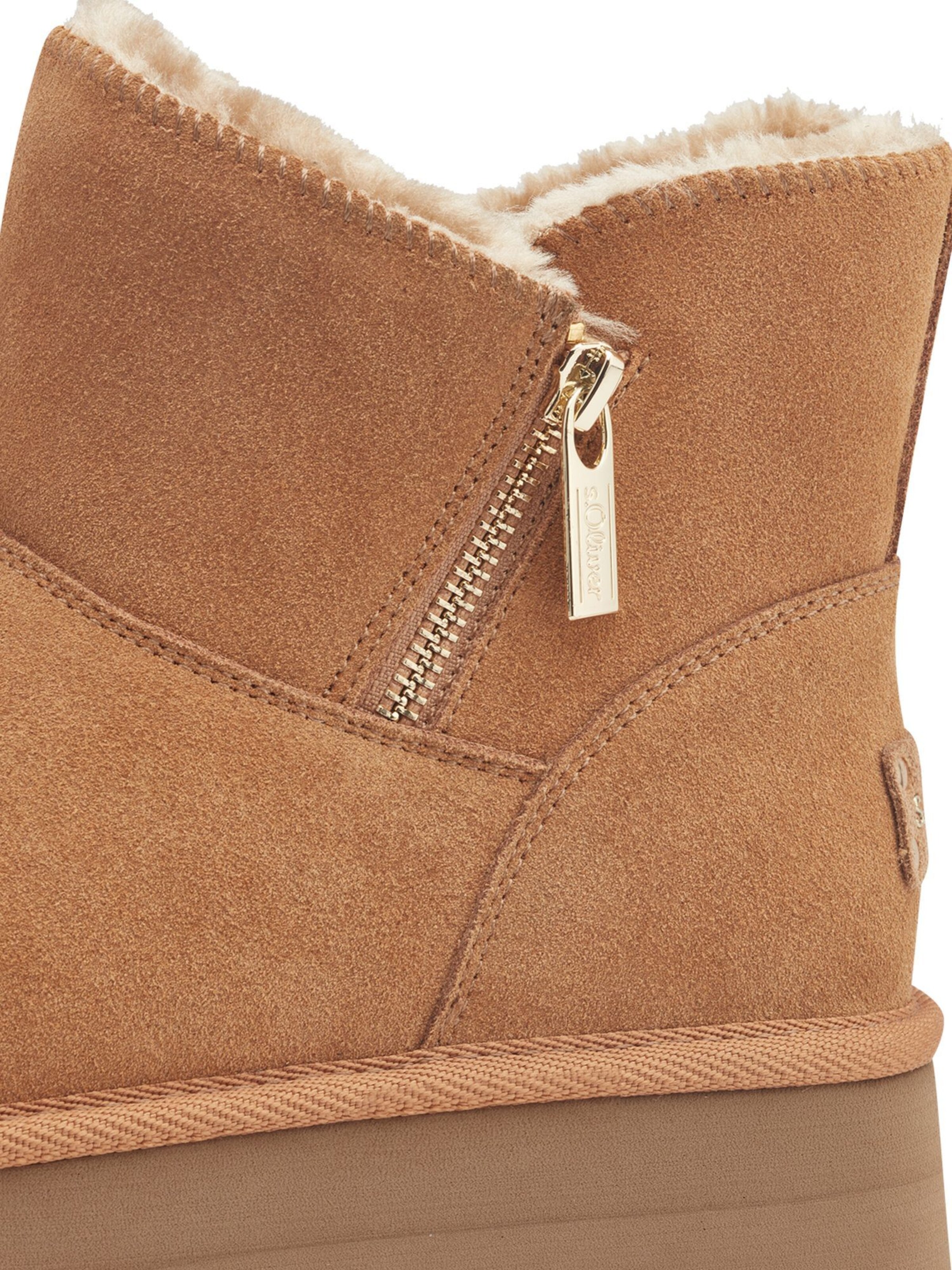 s.Oliver Stiefelette in Braun