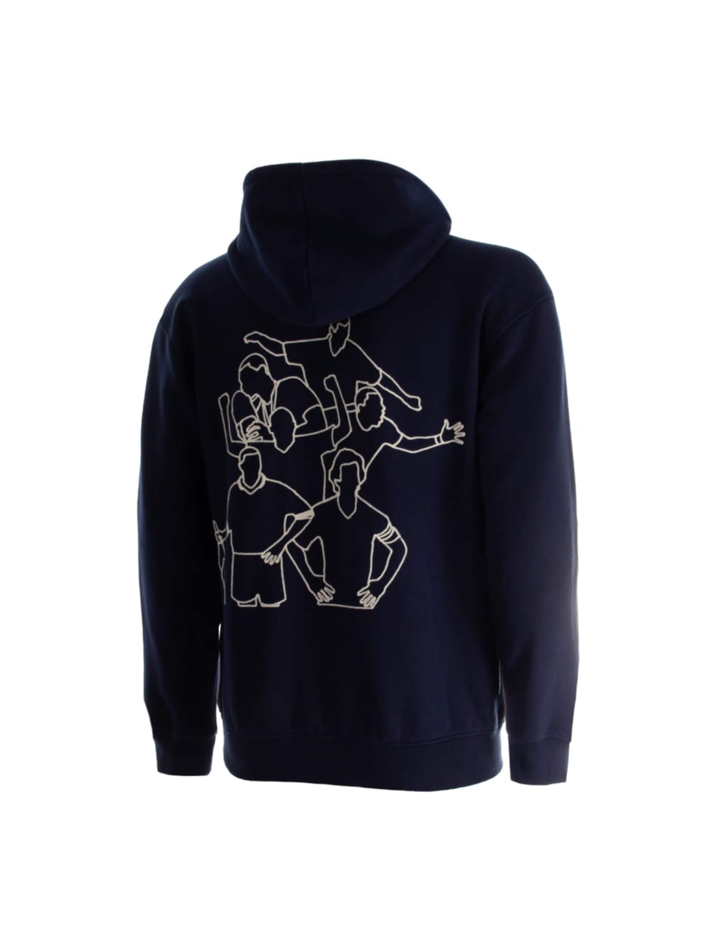 COPA FOOTBALL Trui 'France Legends Geborduurde Hoodie' in Blauw