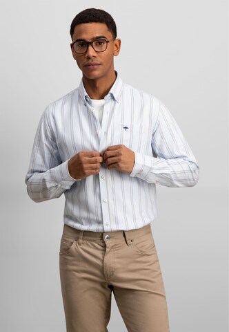 FYNCH-HATTON Regular Fit Hemd in Blau: Vorderseite