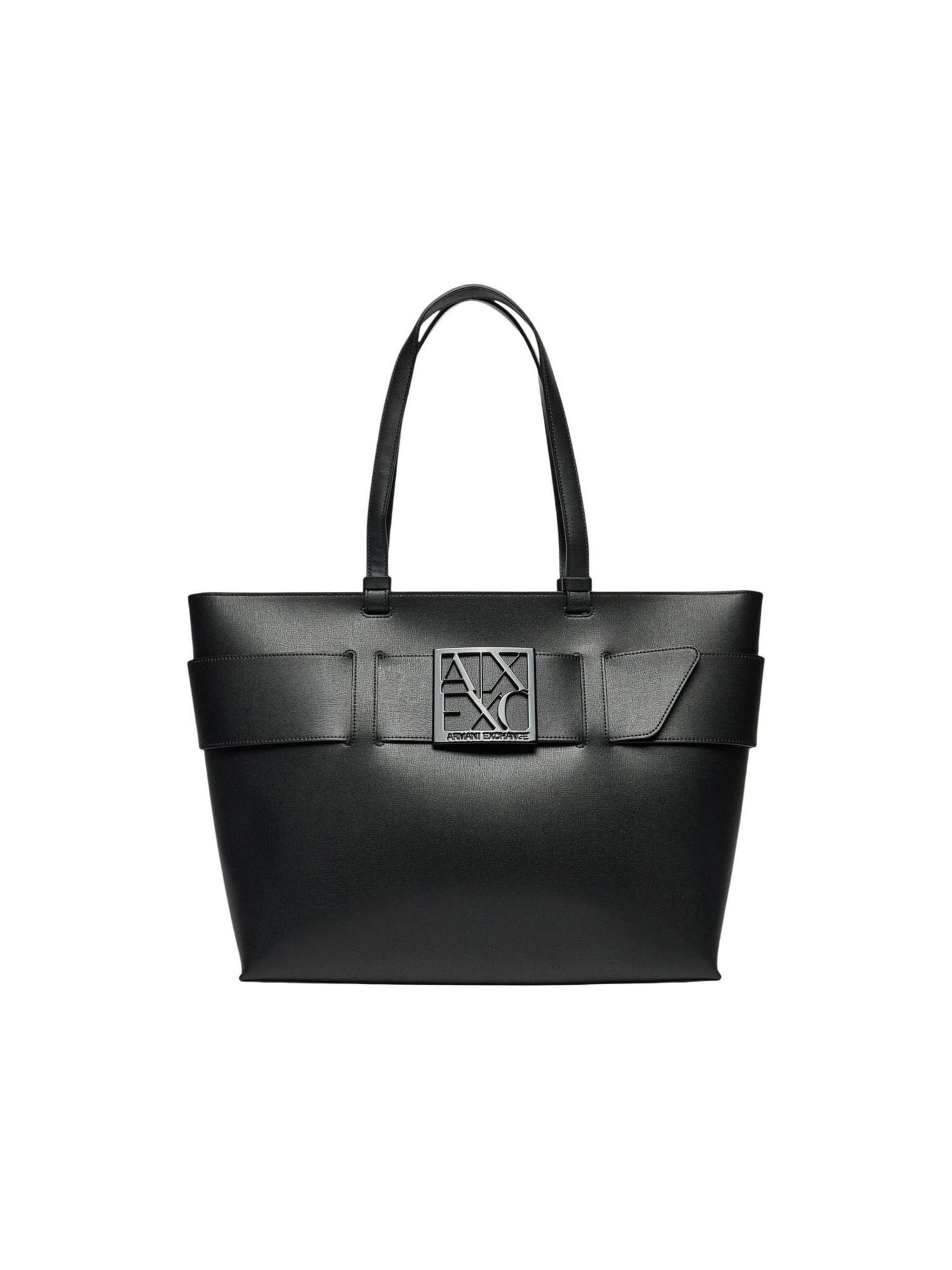 ARMANI EXCHANGE Skuldertaske i sort: forside