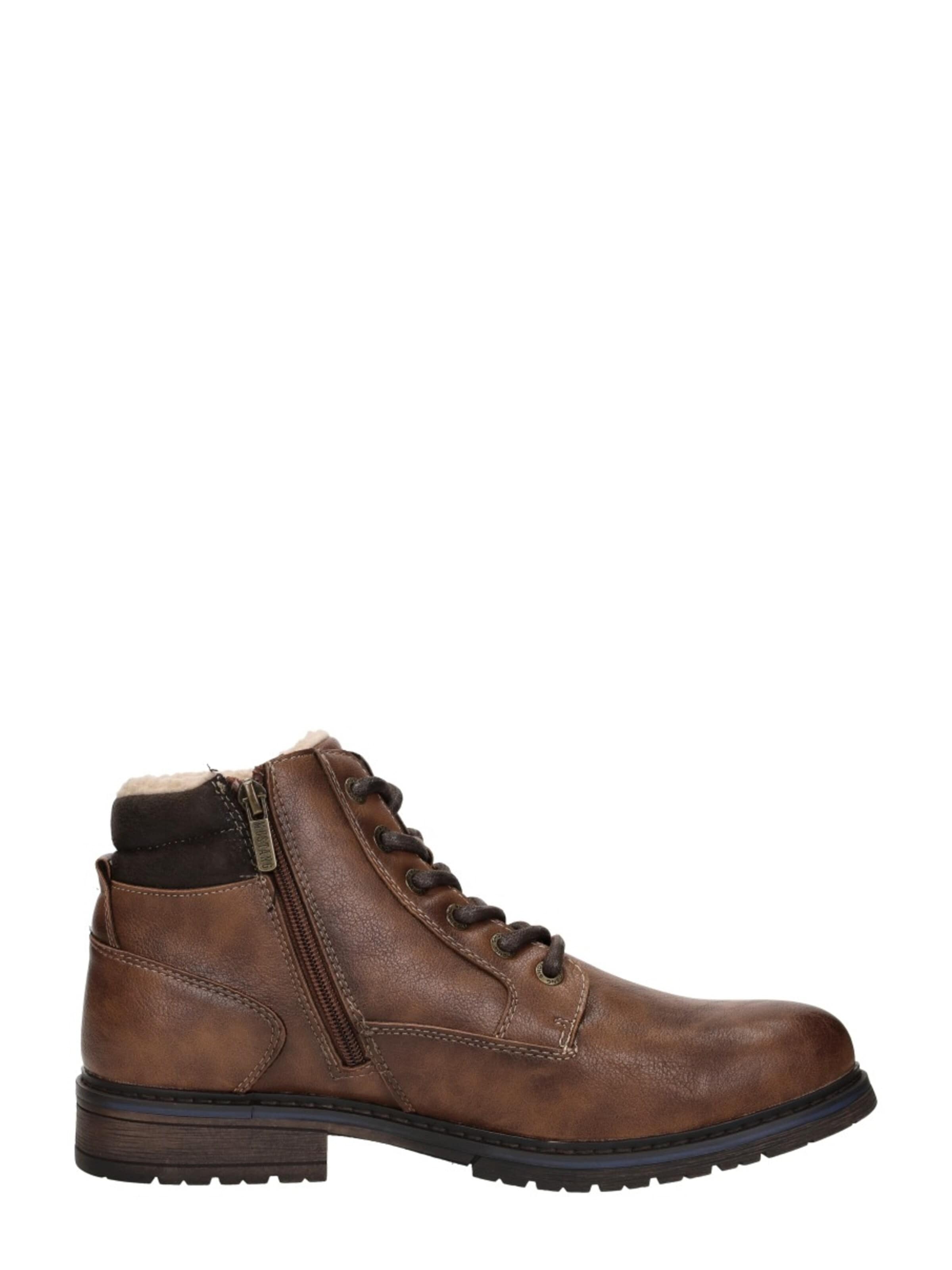 Bottes à lacets 'Veterschoenen Hoog' MUSTANG en marron