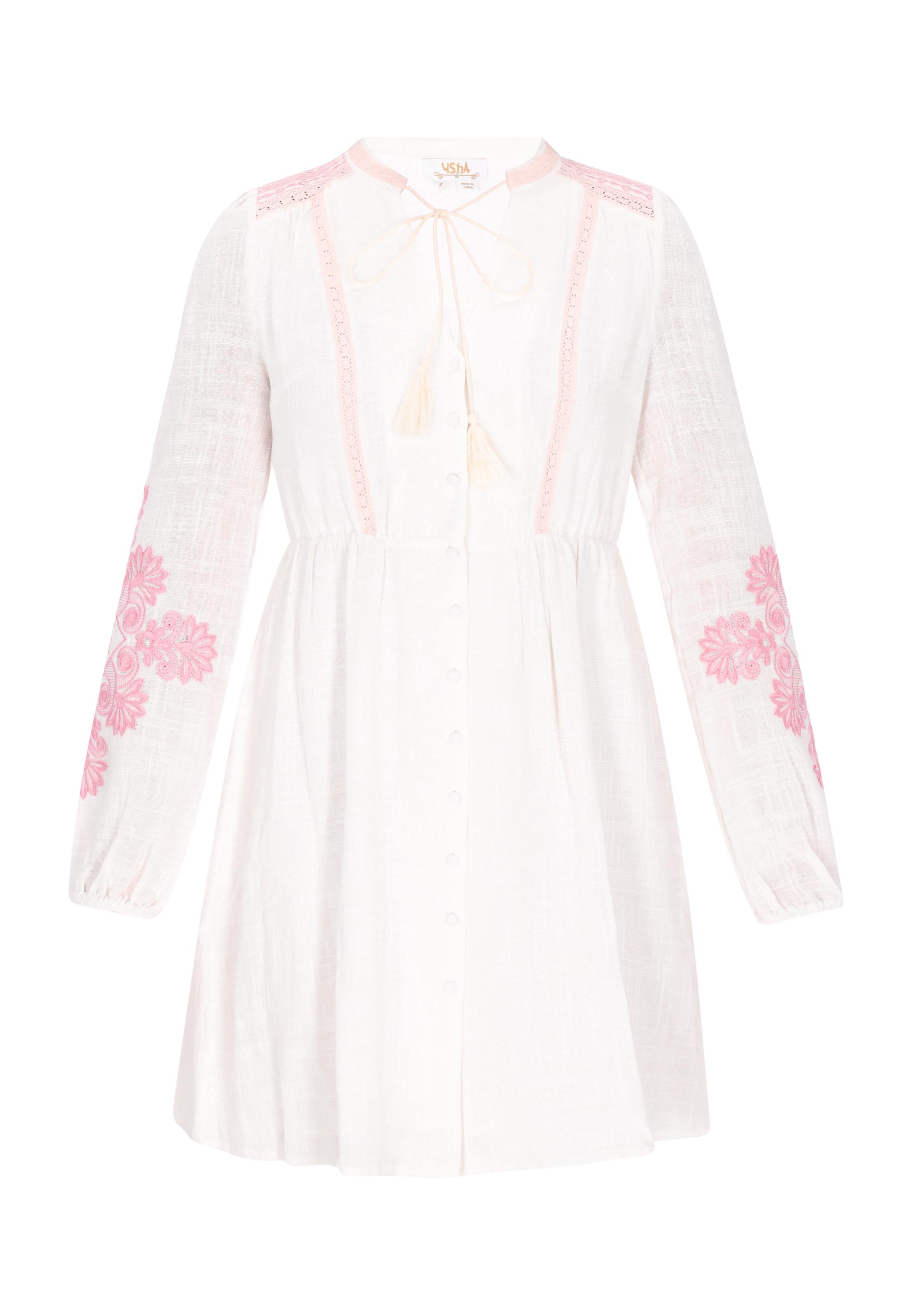usha FESTIVAL Blusekjole i hvid: forside